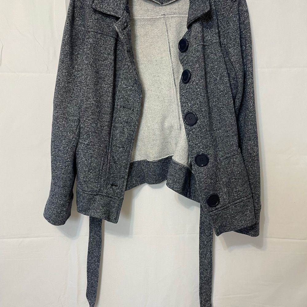 New Look Knit Jacket Charcoal Women’s Large